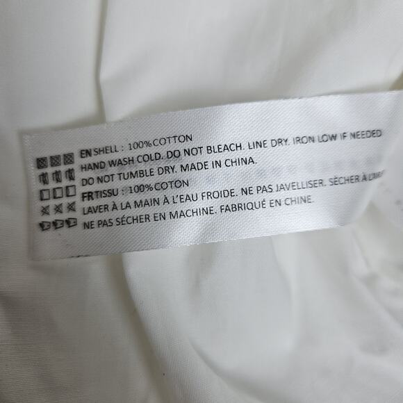 En Saison Barnette Maxi Dress Eyelet Lace Flutter Sundress Cottage Boho White S - Picture 14 of 16